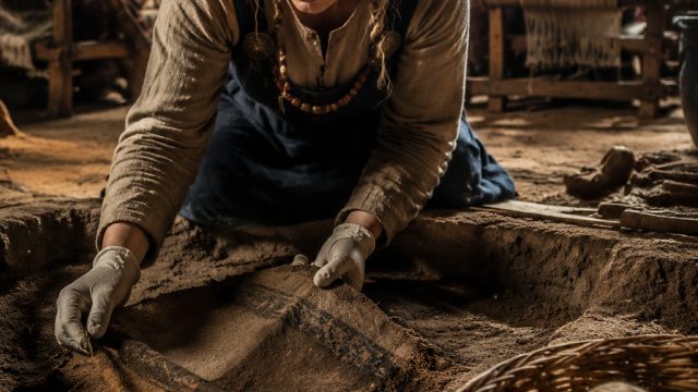 Discovery of Viking Textile Hu