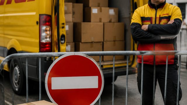 DHL Halts EU Shipping Service 